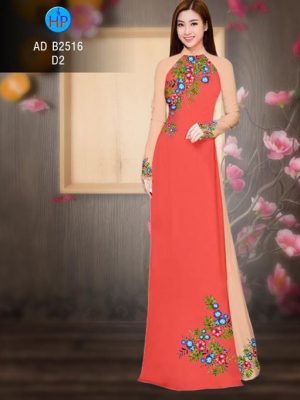Vải áo dài Hoa in 3D AD B2516 19