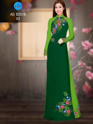 Vải áo dài Hoa in 3D AD B2516 24
