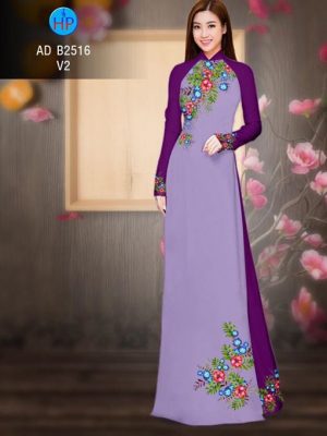 Vải áo dài Hoa in 3D AD B2516 23