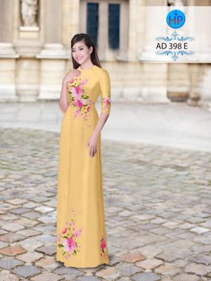 Vải áo dài Hoa in 3D nhẹ nhàng AD 398 15