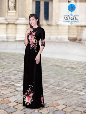 Vải áo dài Hoa in 3D nhẹ nhàng AD 398 20