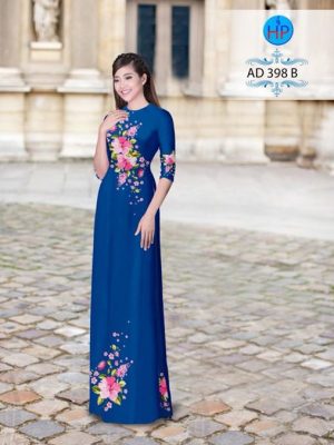 Vải áo dài Hoa in 3D nhẹ nhàng AD 398 19