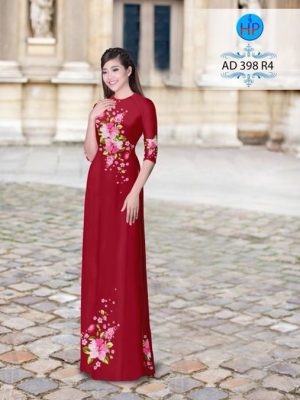 Vải áo dài Hoa in 3D nhẹ nhàng AD 398 24
