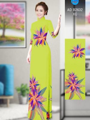 Vải áo dài Hoa in 3D AD B2632 17