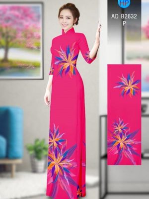 Vải áo dài Hoa in 3D AD B2632 19