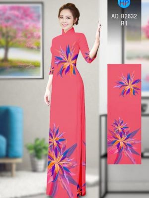 Vải áo dài Hoa in 3D AD B2632 18
