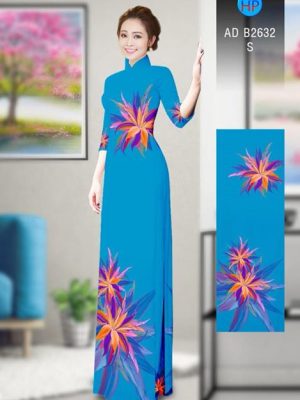 Vải áo dài Hoa in 3D AD B2632 21
