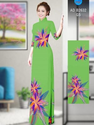 Vải áo dài Hoa in 3D AD B2632 24