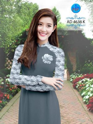 Vải áo dài Hoa in 3D AD 4638 14