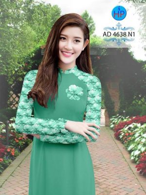 Vải áo dài Hoa in 3D AD 4638 23