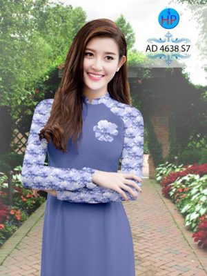 Vải áo dài Hoa in 3D AD 4638 24