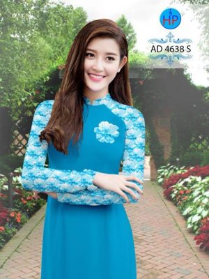 Vải áo dài Hoa in 3D AD 4638 25
