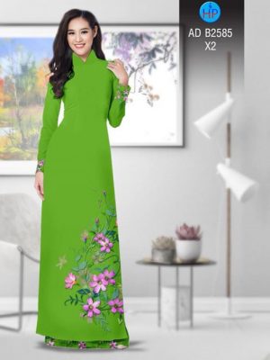 Vải áo dài Hoa in 3D AD B2585 17