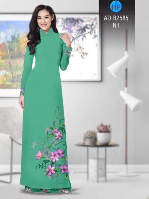Vải áo dài Hoa in 3D AD B2585 19