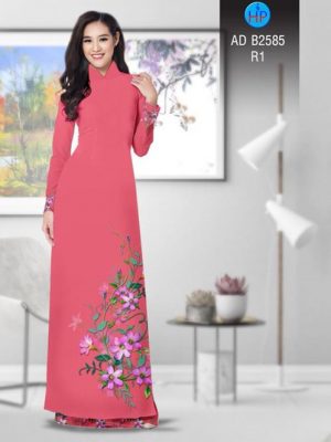 Vải áo dài Hoa in 3D AD B2585 18