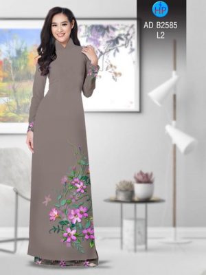 Vải áo dài Hoa in 3D AD B2585 21
