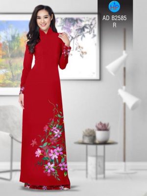 Vải áo dài Hoa in 3D AD B2585 20
