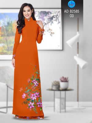 Vải áo dài Hoa in 3D AD B2585 24