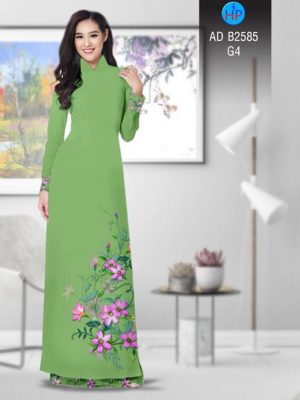 Vải áo dài Hoa in 3D AD B2585 23