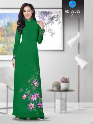 Vải áo dài Hoa in 3D AD B2585 25