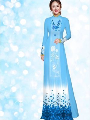 1519817176 4 vai ao dai vai ao dai dep hoa hong voi bo cuc la mat ad