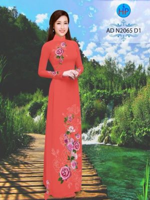 Vải áo dài Hoa hồng AD N2065 16