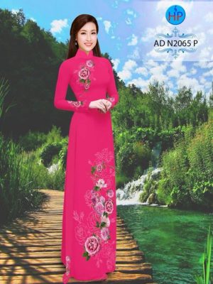 Vải áo dài Hoa hồng AD N2065 21