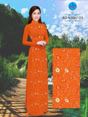 Vải áo dài Hoa xinh nguyên áo AD N2087 24