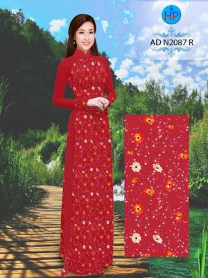 Vải áo dài Hoa xinh nguyên áo AD N2087 22