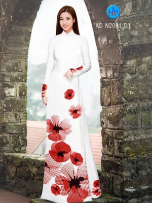 Vải áo dài Hoa in 3D AD N2081 15