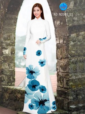 Vải áo dài Hoa in 3D AD N2081 18