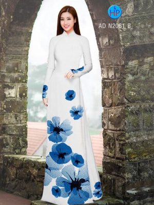 Vải áo dài Hoa in 3D AD N2081 25