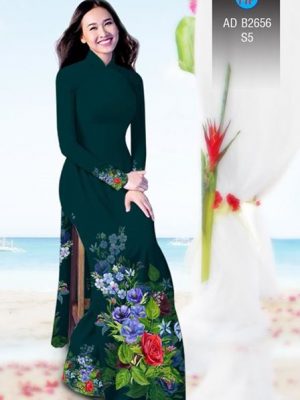 Vải áo dài Hoa in 3D AD B2656 19