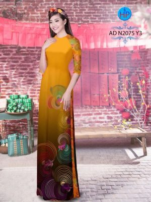 Vải áo dài Hoa văn 3D AD N2075 25