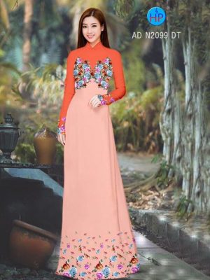 Vải áo dài Hoa in 3D AD N2099 15