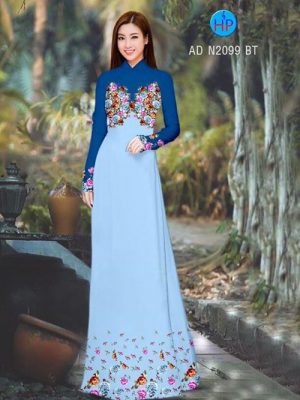 Vải áo dài Hoa in 3D AD N2099 17