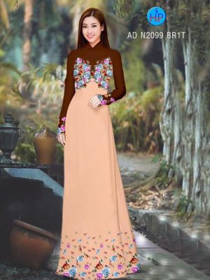 Vải áo dài Hoa in 3D AD N2099 18
