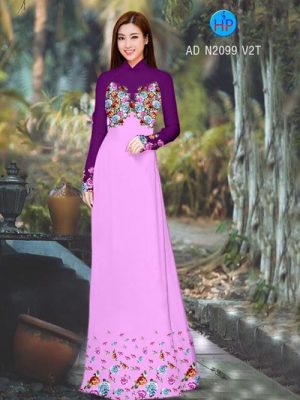 Vải áo dài Hoa in 3D AD N2099 20