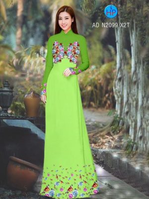 Vải áo dài Hoa in 3D AD N2099 22