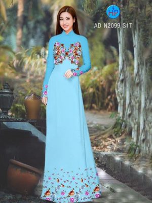 Vải áo dài Hoa in 3D AD N2099 23