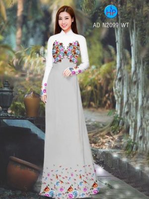 Vải áo dài Hoa in 3D AD N2099 24