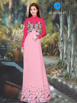 Vải áo dài Hoa in 3D AD N2099 25