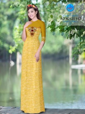 1520601895 4 vai ao dai hoa van gia ren nhe nhang dam tham ad