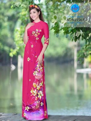 Vải áo dài Hoa in 3D AD N2156 14