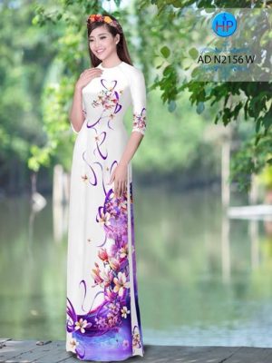 Vải áo dài Hoa in 3D AD N2156 15