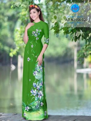Vải áo dài Hoa in 3D AD N2156 18