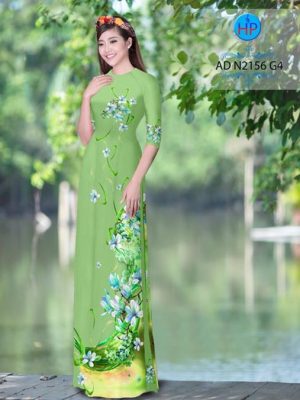 Vải áo dài Hoa in 3D AD N2156 19