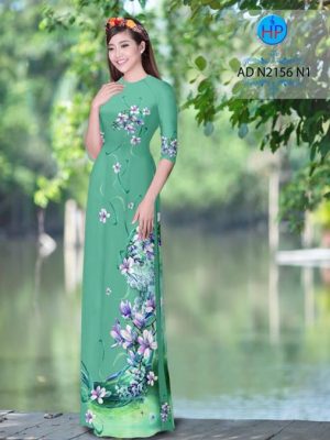 Vải áo dài Hoa in 3D AD N2156 20