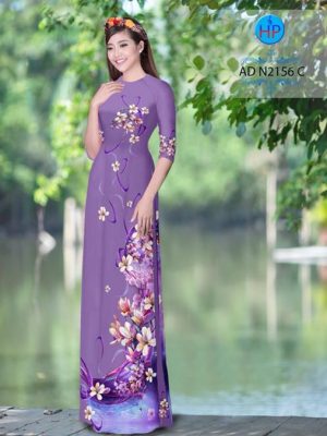 Vải áo dài Hoa in 3D AD N2156 22