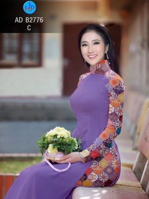 1522049369 405 vai ao dai hoa van co ba sai gon co the doi thanh ao hoa van va quan mau ad